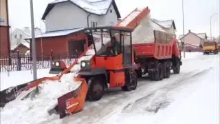 How The Russians Clear The Ways From Snow
