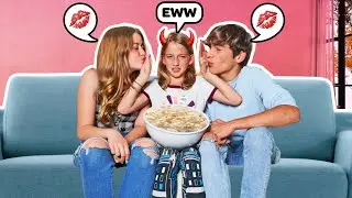 My Little Sister THIRD WHEELING My Date With My CRUSH **awkward** |Claire Rocksmith