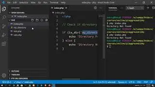5 Check if directory exists | PHP
