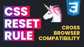 Most Important CSS Reset Rule | One Line To Make CSS Cross Browser Compatible | Learn CSS