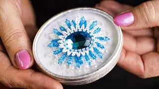 Бисерная брошь 