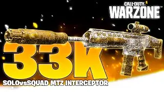 *3 TIROS* FIZ 33K SOLOvsSQUAD COM A CLASSE META MTZ INTERCEPTOR!! | CLASSE MTZ INTERCEPTOR WARZONE