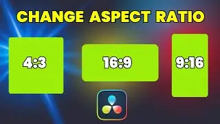 How To Change Aspect Ratio In DaVinci Resolve | DaVinci Resolve Tutorial.