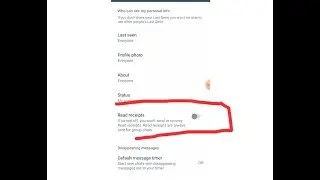 How to Turn of Read Receipts on WhatsApp. #whatsapp #phones