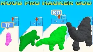 NOOB VS PRO VS HACKER VS GOD Animals Clash 3D