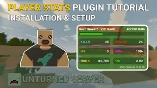 Player Stats Installation & Setup - Unturned Plugin Tutorial