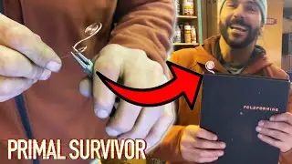 Making A Bookmark Out Of Copper WIRE | Primal Survivor