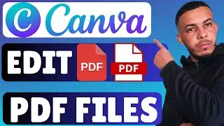 How To Edit PDF Files In Canva - Canva Tutorial for Beginners