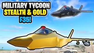 Military Tycoon Golden F35 & Stealth F35 Update!