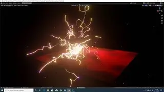 Testing Blender 2.8 Functions Branch - Particle Nodes in Eevee