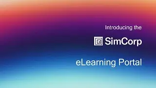 SimCorp eLearning