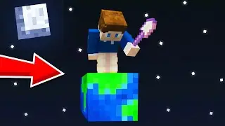 Jeg Lever På En JORDKLODE Block I Minecraft!