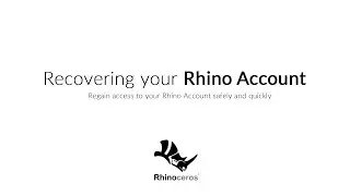 Recovering a Rhino Account