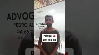 Portugal 🇵🇹 TRC by court 0 Tax #portugal #portugalimmigration