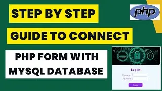 Step-by-Step Guide to Connect PHP Form with MySQL Database #phpprogramming | Login Code in PHP