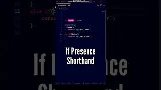 😮 Most Useful JavaScript If Presence Shorthand 🤩 