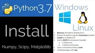 Install Python 3.7 on Windows or Linux