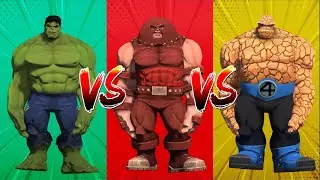 SUPERHERO COLOR DANCE CHALLENGE Hulk vs Jugernaut vs Thing