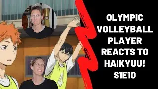 Olympic Volleyball Player Reacts to Haikyuu!! S1E10: 