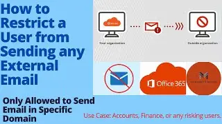 How to Restrict a O365 User from Sending External Email & Allowed only Specific Domain using rules