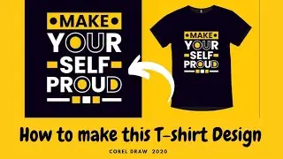 Typography T-shirt Design In Coreldraw 2020 Tutorial
