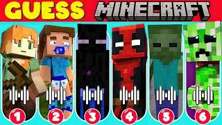 Guess the Minecraft Characters by Voice and Song RAP Edition! 🎤🔥 Ultimate Minecraft Movie Quiz 🏆