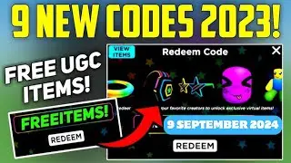 ☑️UPD!☑️CODES⚠️UGC LIMITED CODES 9-SEPTEMBER 2024 - UGC LIMITED ROBLOX CODES