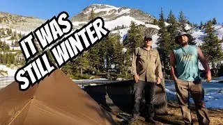 Alpine Hike and Camp EXTREME CONDITIONS #hiking #camping #alpine