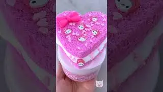 Slime ASMR 💕 My Melody Cake DIY Clay from Momo Slimes #slime #asmr #slimeasmr #satisfying