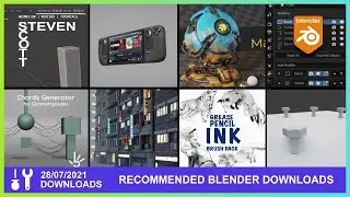 Recommended Blender Downloads 28th July 2021