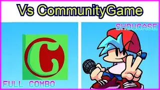 Vs CommunityGame (Incredible CommunityGame Mod!) Showcase | Full Combo (Hard) | FNF