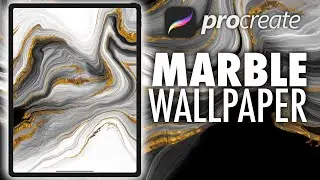 Marble Wallpaper - Procreate tutorial 187