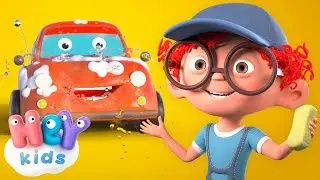 Lavado de coches 🚘🫧 | Canciones para Niños | HeyKids - Canciones infantiles