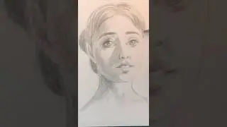 Drawing a Girl Portrait