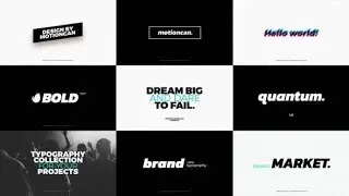 Quantum. Animated Typography Pack (Best After Effects Projects)