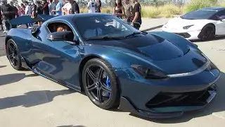 Blue Carbon Fiber 2024 Pininfarina Battista Centocinquanta