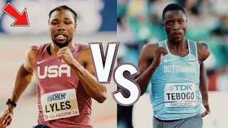 Noah Lyles VS. Letsile Tebogo Men's 200m Semifinal Showdown || Paris Olympic Games 2024