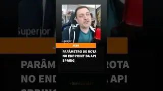 Parâmetro de rota no endpoint da API Spring