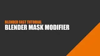 blender mask modifier