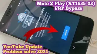 Moto XT1635-02 FRP BYPASS YOUTUBE UPDATED PROBLEM SOLUTION