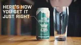 Nitro Irish Stout - How to pour