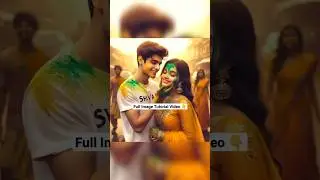 Holi T-Shirt Name Photo Video Editing😱 Bing Image Creator😊Holi Video Editing🔥Bing Image Creator Holi