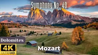 Mozart - Symphony no. 40 K. 550 - Dolomites 4K