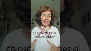 ¿Te pones nervioso al hablar en público?