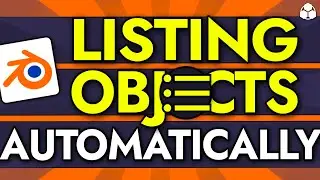 Listing Objects With Blender Scripting is EASY!