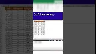 Hide quickly multiple rows   | Advance Excel Formula | MyExcelGeeks