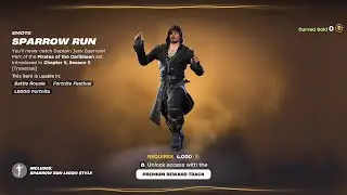 New Captain Jack Sparrow Running Emote