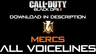 Call Of Duty: Black Ops 2 | All Mercs Voicelines