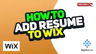 How to Add Resume to Wix 2024