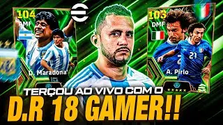 🚨 TERÇOU AO VIVO COM D.R 18 GAMER | JOGATINA NA LIGA EFOOTBALL | EFOOTBALL 2024